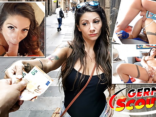 pikap Alman scout - Latin milf lily kaba / amatör iş görüşmesi