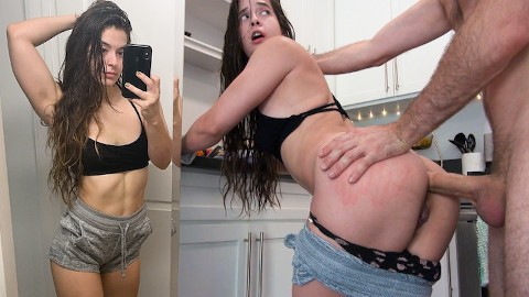 İLK KEZ ANAL Birden Fazla Anal Orgazm Yol Açar - Abbie Maley götten James Deen Tarafından sikildi