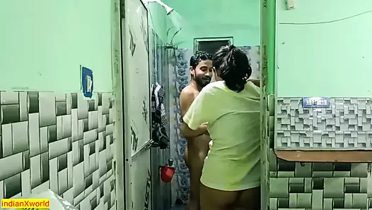 hintli güzel kız üvey kız kardeşi kocası ile en iyi ateşli seks!! açık Hintçe konuşma ile